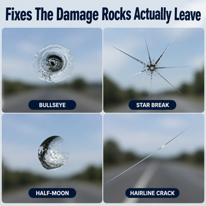 CrystalSeal™ — Seal Stone Chips and Prevent Cracks From Widening in 10 Minutes