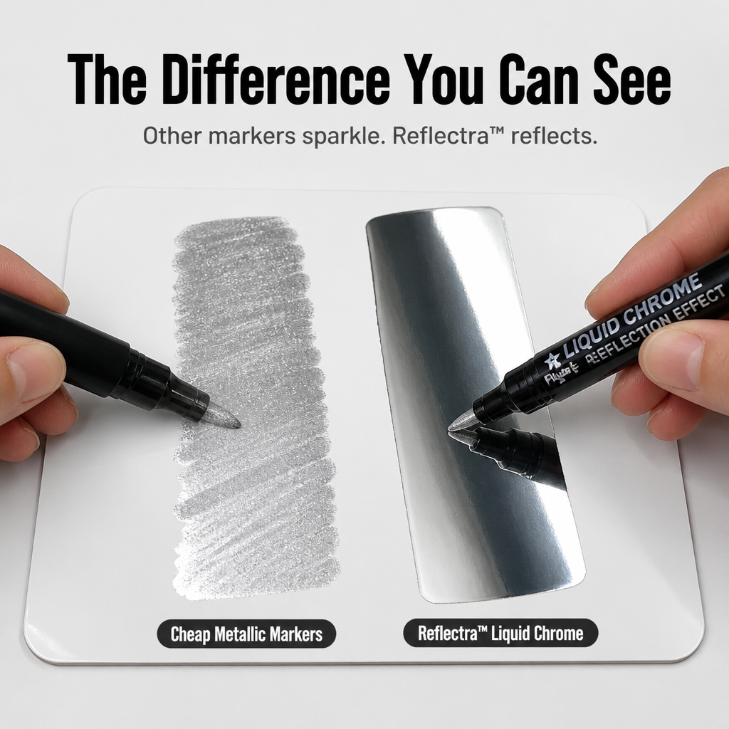 Reflectra™ — Real Liquid Chrome Paint That Dries To A Mirror Finish