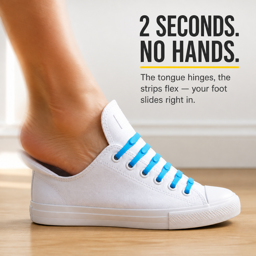 GlideLinx™ — Step Into Instant Freedom Without Ever Tying Again