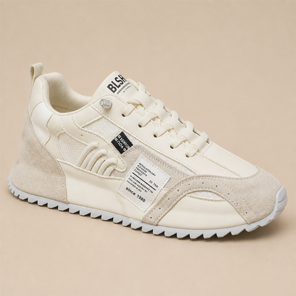 StridePro™ – Heritage Retro Running Sneakers in Suede & Mesh Blend