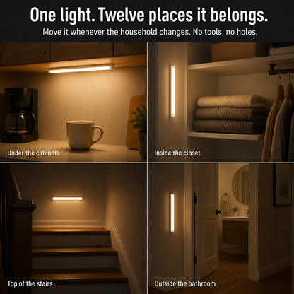 LumaSense™ — Illuminate Each Midnight Step Without Disturbing the House
