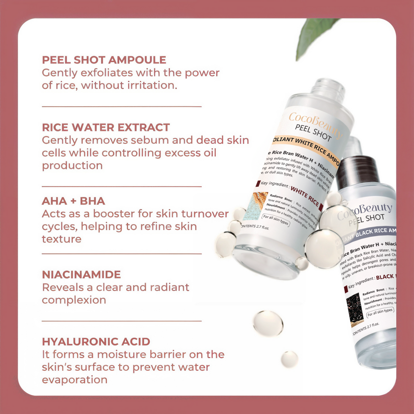 Arvilaro's Peel Shot Glow Rice Ampoule