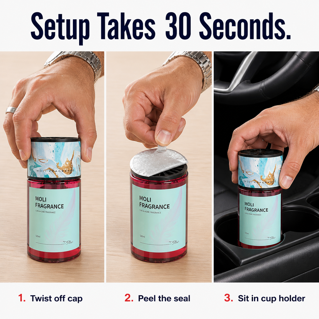 BreezeAura™ — Infuse Your Car with a 60-Day Fragrance That Truly Endures