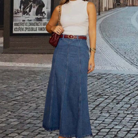 CurveAura™ Maxi Skirt — Sculpt Your Waist and Own Every Room with Effortless Elegance