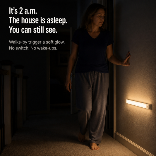 LumaSense™ — Illuminate Each Midnight Step Without Disturbing the House