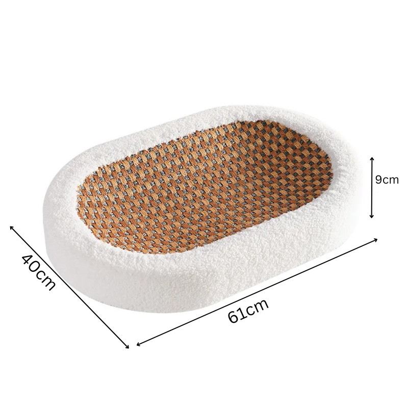 50% Discount | Cat Scratch Lounge™ - Plush Bed with Scratchable Surface for Cats