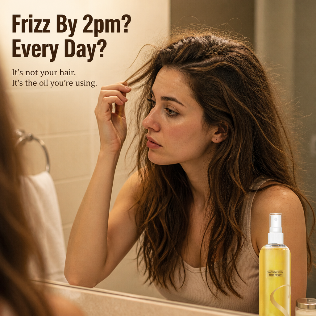 SilkBloom™ — Spray On Smooth, Frizz-Free Hair with All-Day Salon Freshness