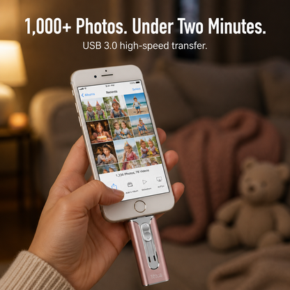 MemoraLink™ — Clear Space on Your iPhone Instantly, No iCloud Required
