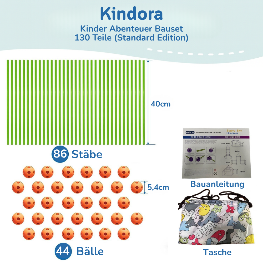 Kindora - Kids' Adventure Construction Set