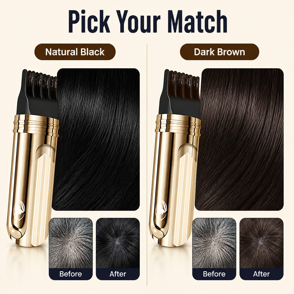 LuxeShade™ — Hide Stubborn Grays in 60 Seconds, No Salon Fuss