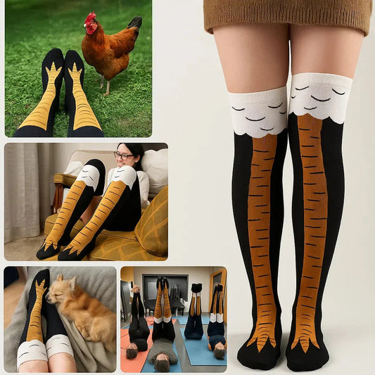 1+1 Free | Socks with Chicken Legs Design
