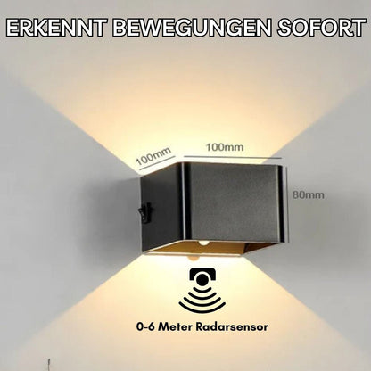 LuminaCube™ – Motion Sensor Enabled Wireless LED Wall Lamp