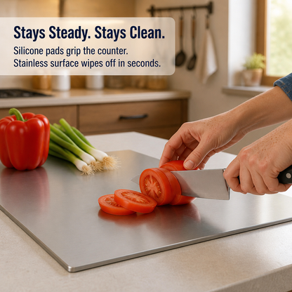 SteelPure™ — Swap Three Stinky Boards for a Single One That Rinses Easy
