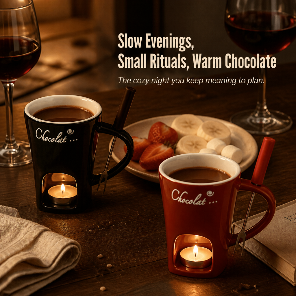 MeloMist™ — Ignite a Tealight, Melt Chocolate, Ditch the Fondue Pot