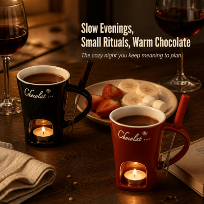 MeloMist™ — Ignite a Tealight, Melt Chocolate, Ditch the Fondue Pot