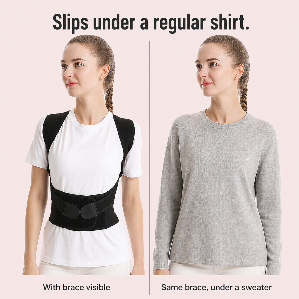 AlignPro™ — Correct Rounded Shoulders and Relieve Tight Lower Back with a Single Brace