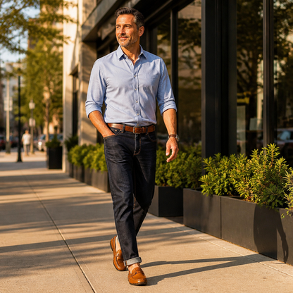 Bravaro™ – Handcrafted Slip-On Leather Loafers with Padded Sole