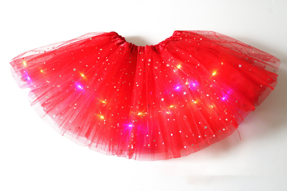 GlintWhirl™ LED Tutu Skirt — Light Up Every Step with Featherlight Comfort and Unstoppable Sparkle
