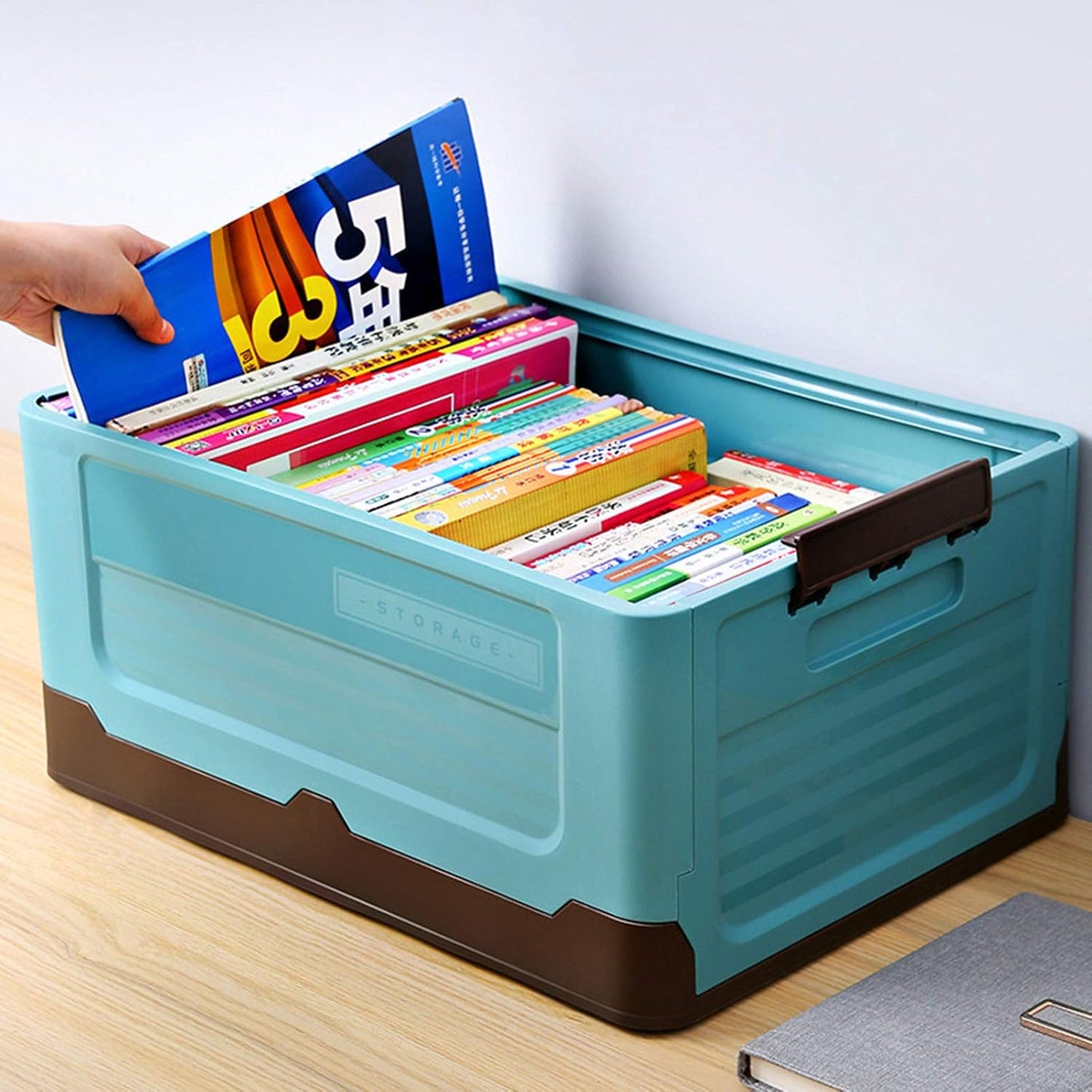 Storage Organizer with Lid, Foldable Design