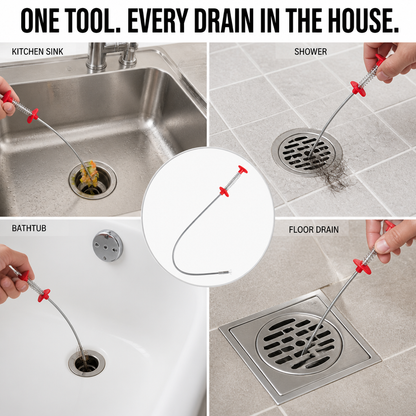 ClingClaw™ — Extract Hairball Drano Even Plumbers Can't Access