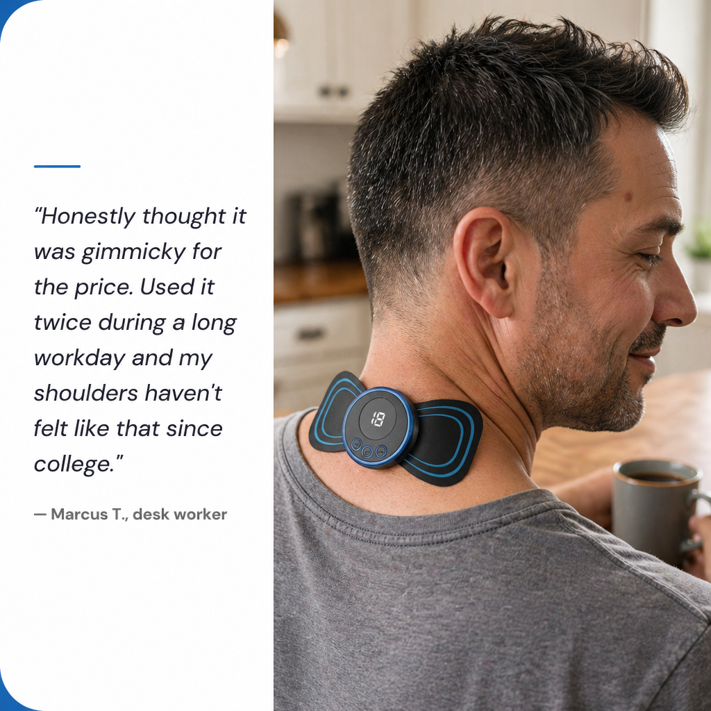 FlexiPulse™ Portable Massager — Dissolve Muscle Tightness Anytime for Quick Calm & Boosted Energy