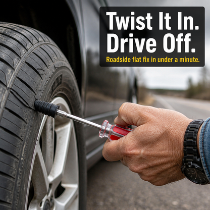 VeloShield™ — Repair Roadside Flats in 60 Seconds No Tow Truck Needed