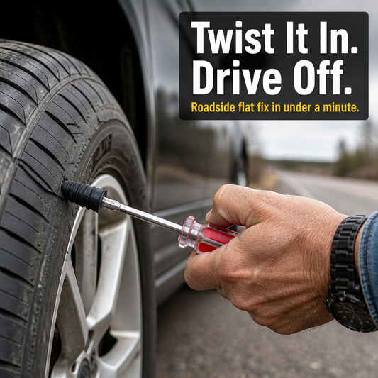 VeloShield™ — Repair Roadside Flats in 60 Seconds No Tow Truck Needed