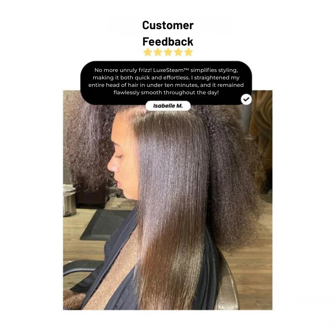 VelvetSteam™ — Effortless silky shine and frizz-free hair in minutes