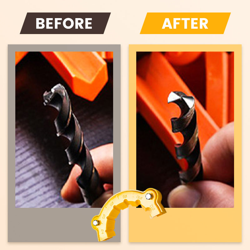 Precisely sharpen your metal drill bits in seconds