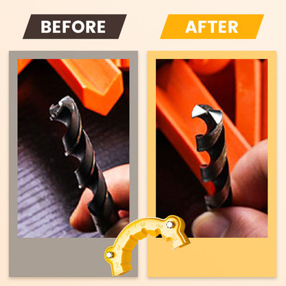 Precisely sharpen your metal drill bits in seconds