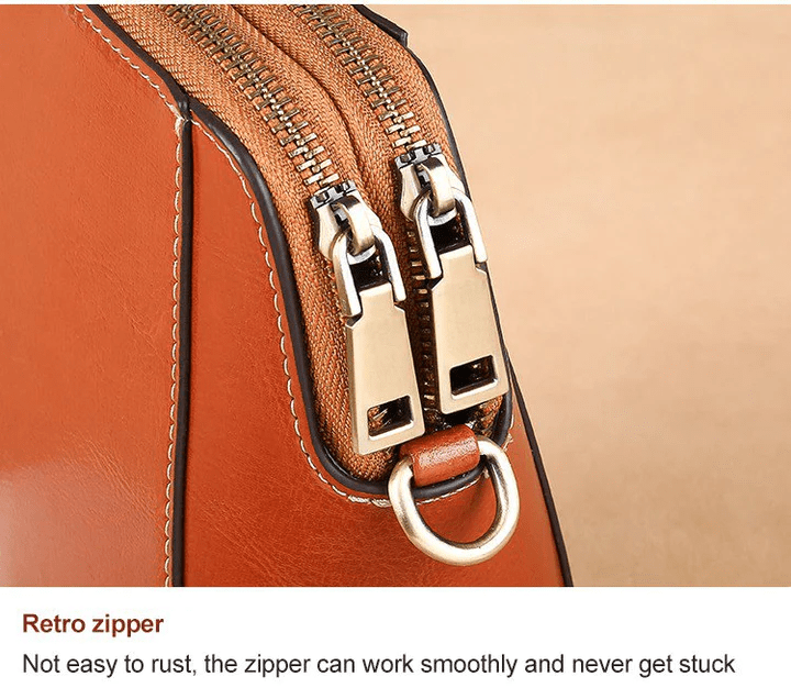 Velaire™ Leather Crossbody — Own Every Moment with Effortless Style and Timeless Confidence