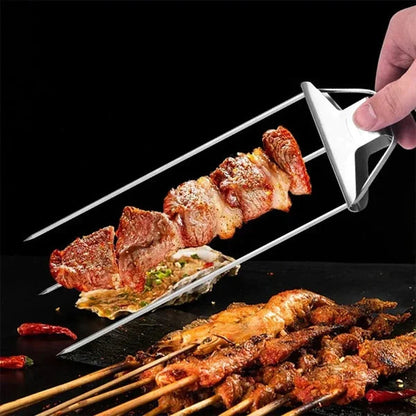 IronFlare™ 3-in-1 Grill Skewers — Unlock Juicy, Perfectly Held Bites with Effortless Cleanup Every Time