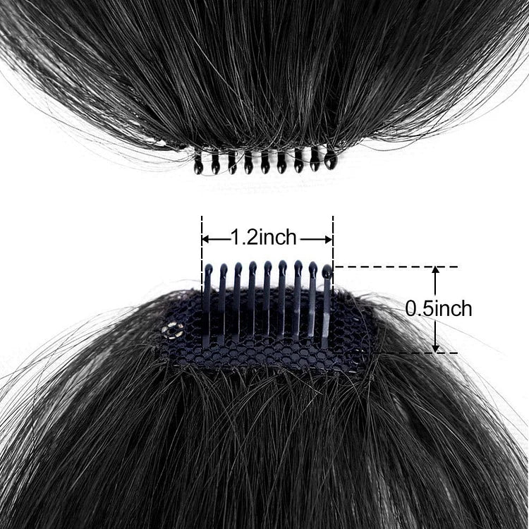 NovaTress™ Clip-in Bangs — Snap on Stunning Style and Confidence in Seconds