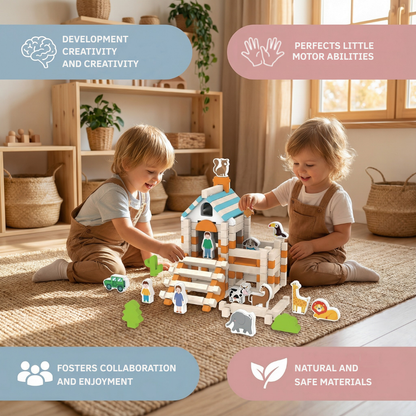 InspiraBlocks™ — Ignite Your Child’s Genius with Pure, Creative Montessori Play