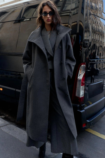 Velvetteer™ Wool Coat with Belt — Wrap Yourself in Tailored Warmth That Boosts Your Confidence All Winter Long