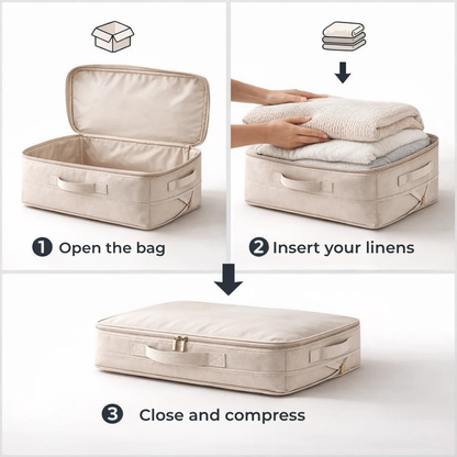 SpaceEase™ — Instantly Unlock Space and Protect Your Valuables with Effortless Compression