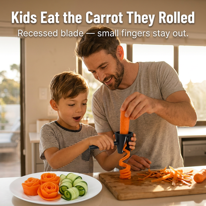 BloomCurl™ — Twist Carrots Into Gourmet-Style Roses in Less Than 60 Seconds
