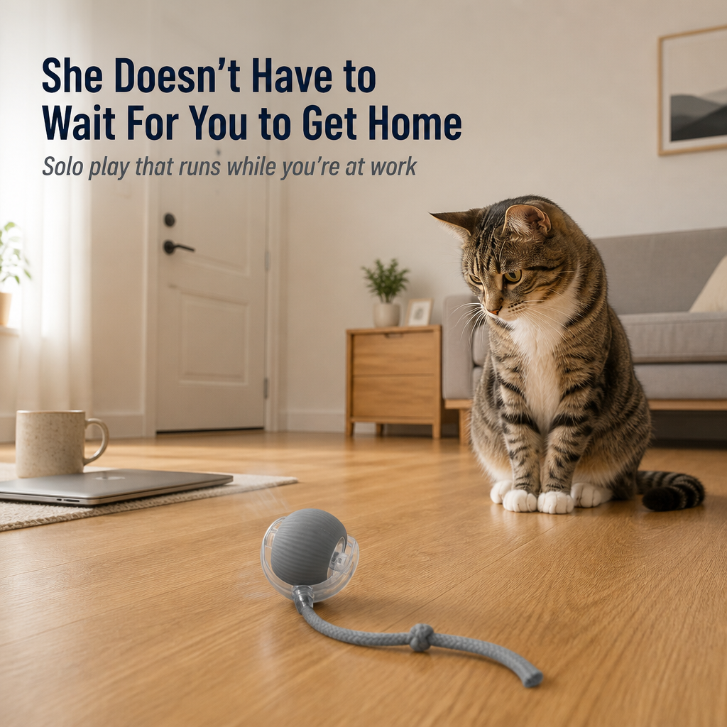 WildTail™ — Make Your Bored Indoor Cat Hunt & Leap Again