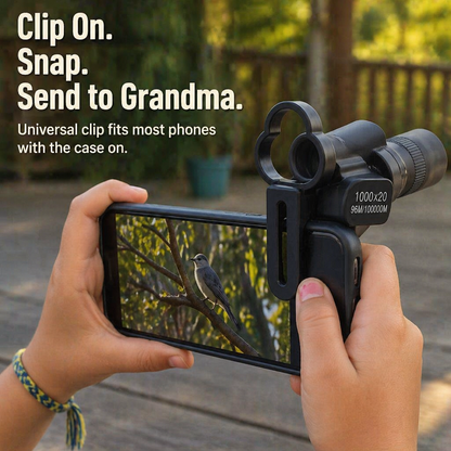 VegaScope™ Mini — Bring Faraway Birds, Bugs and Peaks Right Into Your Kid's Pocket