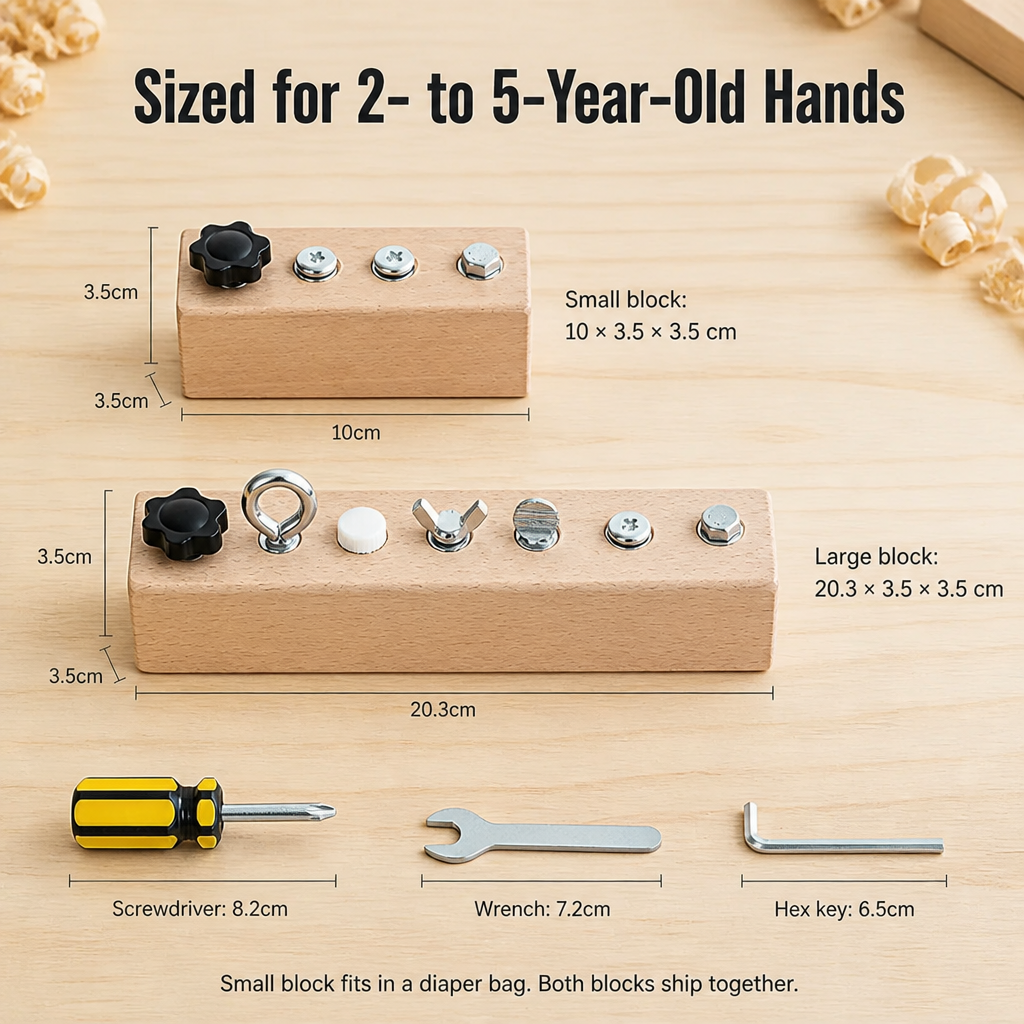 HandiNest™ — Give Your Inquisitive Toddler Genuine Tools, Genuine Screws, Genuine Focus