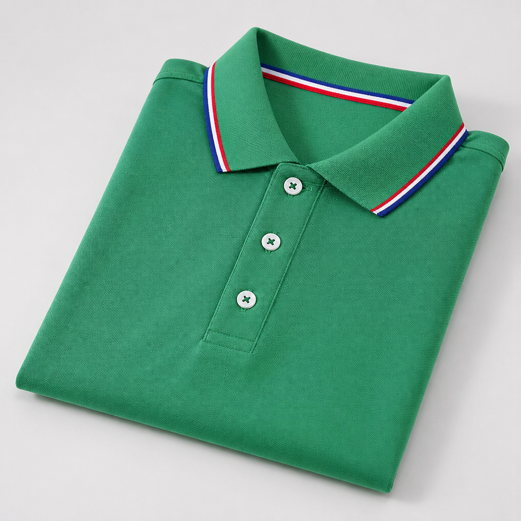 ValorCore™ – Classic Polo Shirt Set, Wrinkle-Resistant with Signature Striped Collar