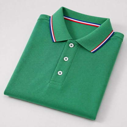 ValorCore™ – Classic Polo Shirt Set, Wrinkle-Resistant with Signature Striped Collar
