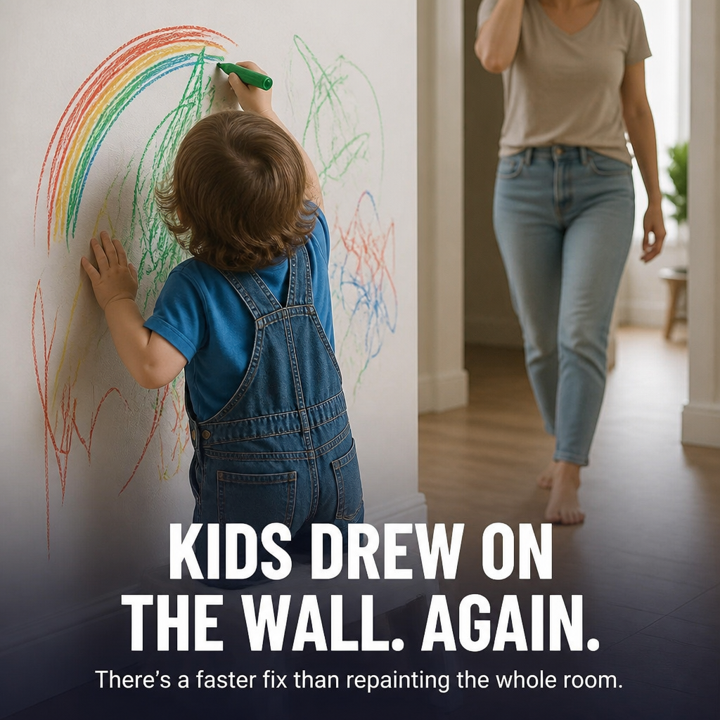 VeroCraft™ — Cover Crayon Marks, Scratches & Scuffs Without Repainting Walls