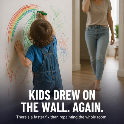 VeroCraft™ — Cover Crayon Marks, Scratches & Scuffs Without Repainting Walls