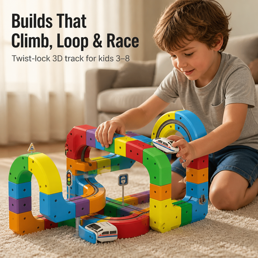 WonderRail™ — Create 3D Train Tracks That Twist, Loop & Run Inverted