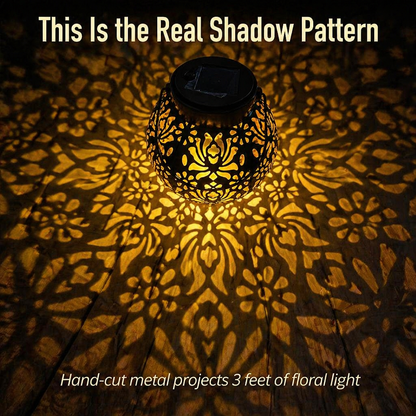 LumiFleur™ Solar Lantern — Project Floral Shadow Enchantment Throughout Your Backyard