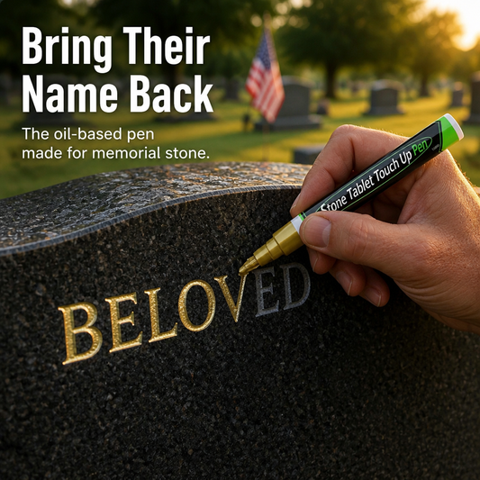 StoneVibe™ — Restore Worn Memorial Names to Crisp, Weather-Resistant Definition