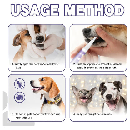 PuraPaws™ Oral Gel — Melt Away Tartar and Unleash Irresistibly Fresh, Pain-Free Pet Smiles