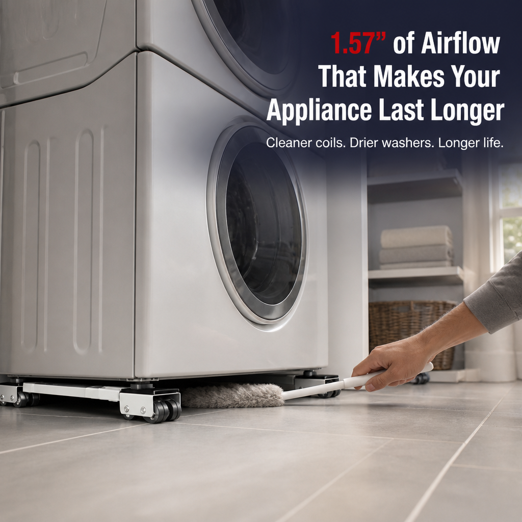 GlideForce™ — Effortlessly Move Heavy Appliances Alone Without Pain or Scratches