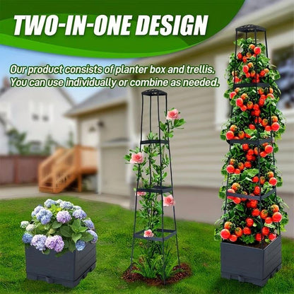 SkyRise Stand™ — Transform Cramped Spaces into Towering Gardens That Thrive Effortlessly